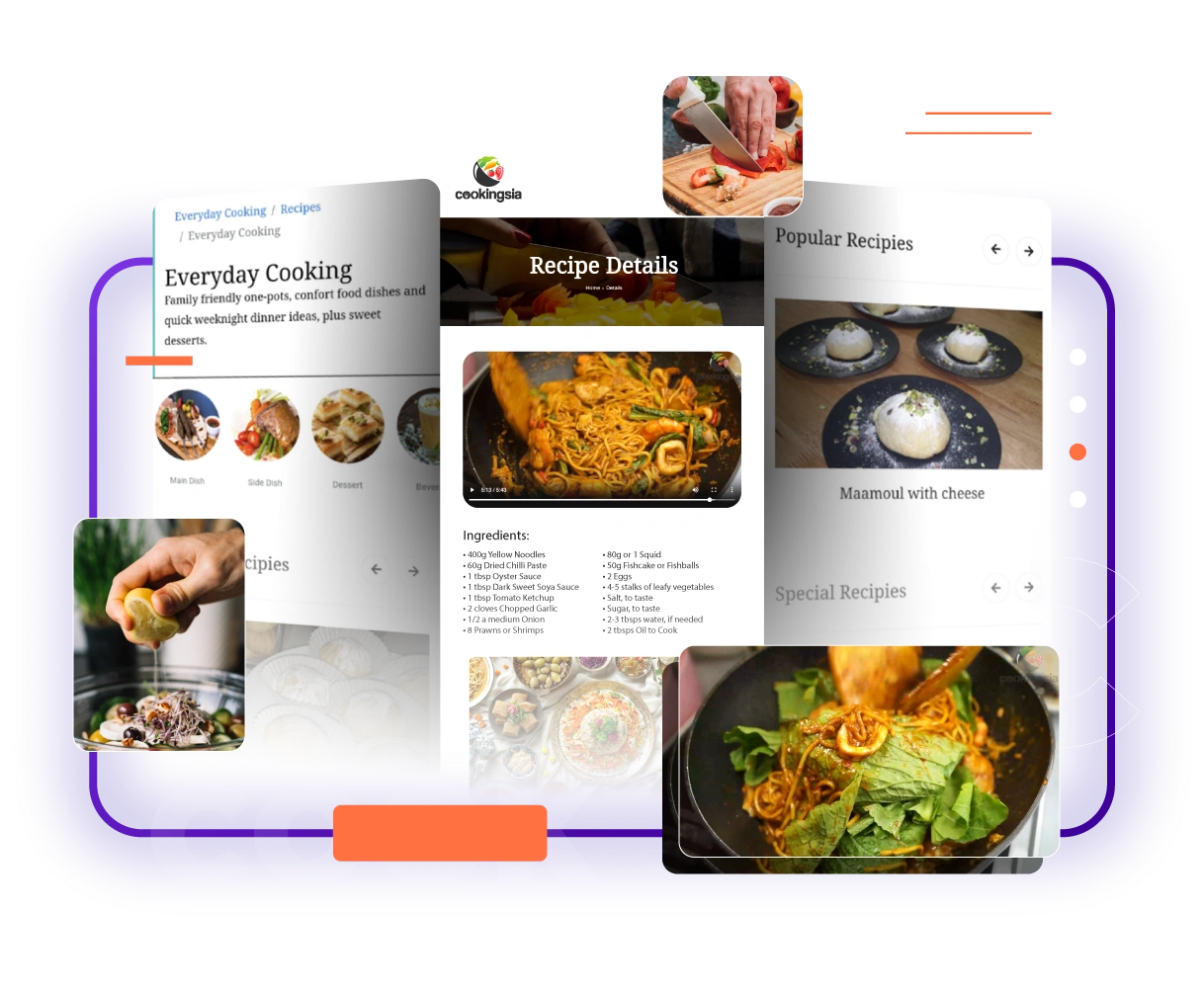 Master new recipes and cooking